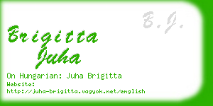 brigitta juha business card